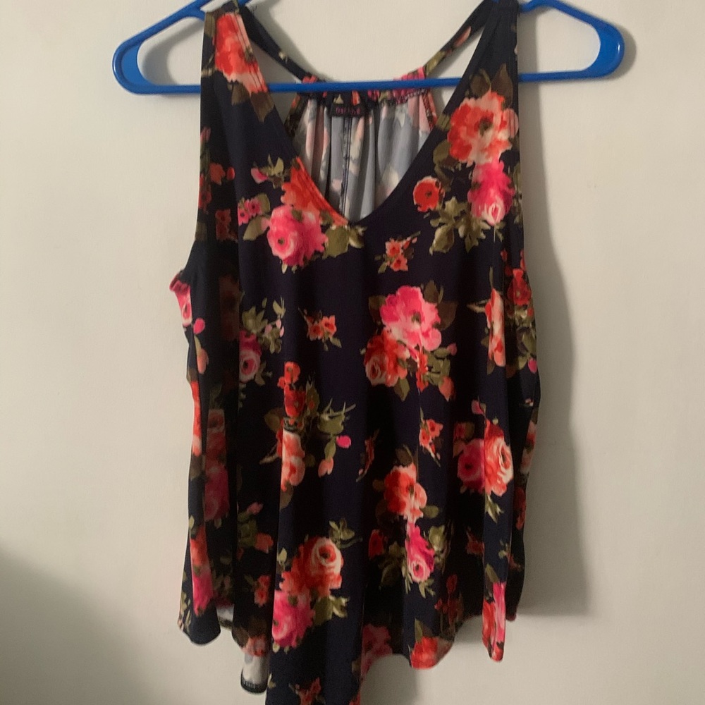 Floral tank top